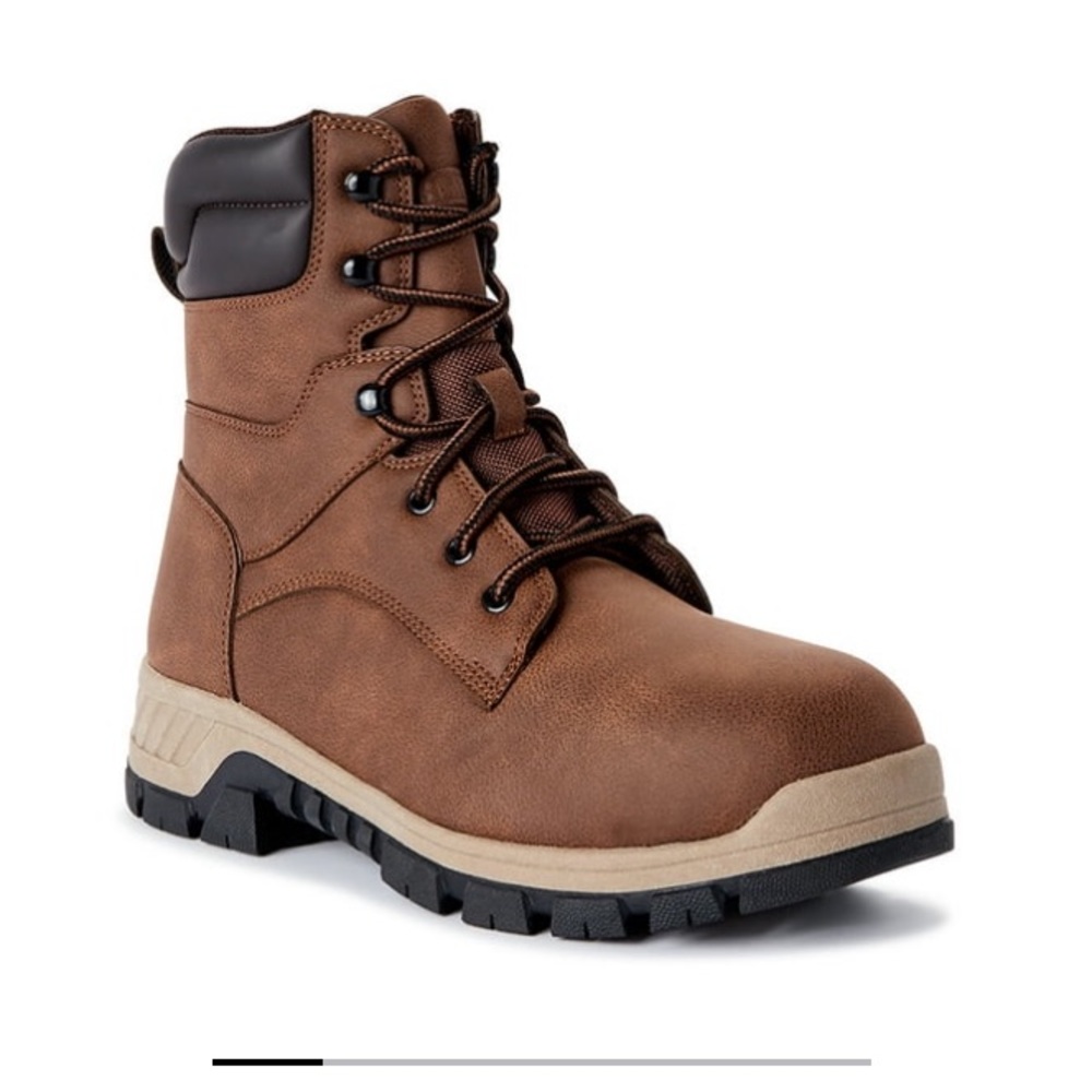 💜 Brahma Men's Vertex  8” Steel Toe Work Boots Size9.5